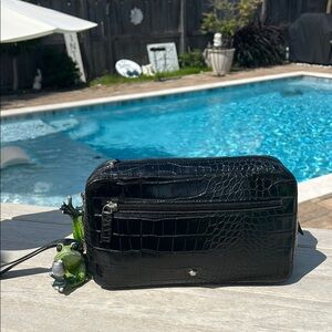 Versace Croc-Effect Medusa '95 Wash bag / Toiletry bag